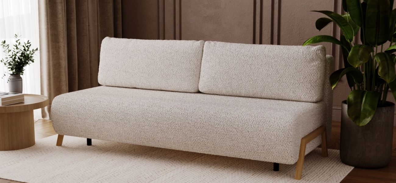 sofa z funkcją spania do salonu